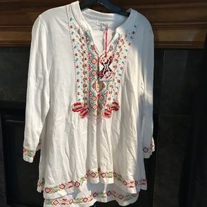 NWT CAITE boutique Tunic top